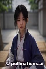 韩国历史古装剧情片封面，朝鲜古宫与武士对峙，金棕色调历史感